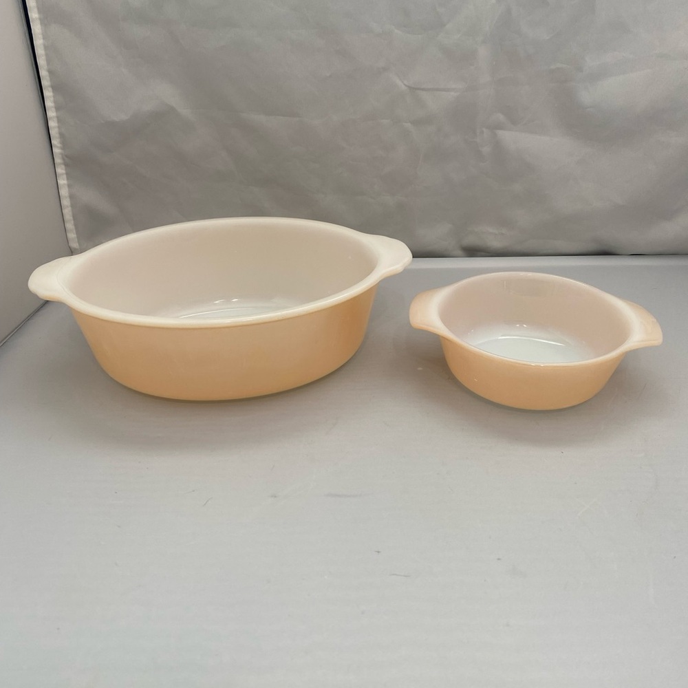 Fireking Peach Lusterware
